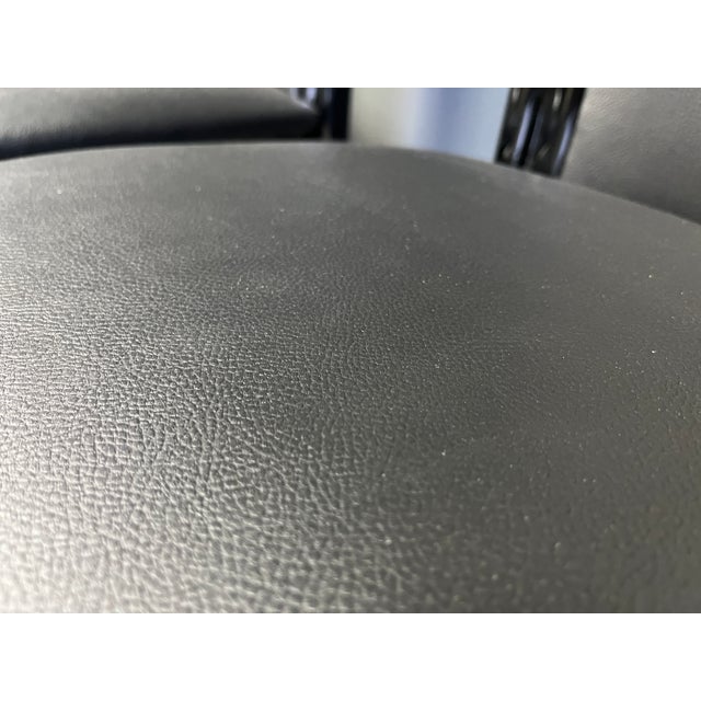 Vintage Italian Lacquered Wood Dining Chairs, 1980s, Set of 4 For Sale - Image 6 of 11