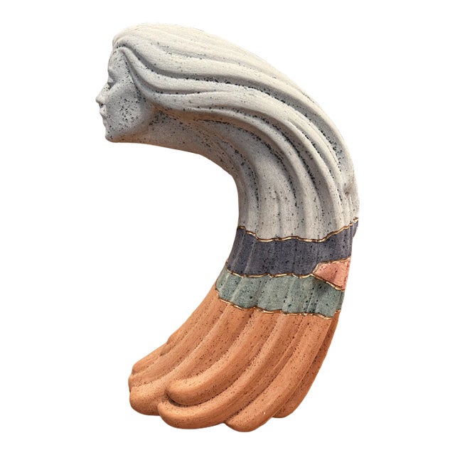 Vintage Sculpture of a Woman, Marked ‘88 For Sale