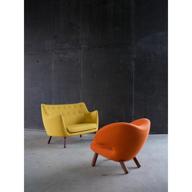 Pelican Chair in Wood and Fabric by Finn Juhl for Design M For Sale - Image 12 of 18