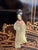 Black Vintage Chinoiserie Black Lacquer Nightstand Cabinet With Carved Stone Figures For Sale - Image 8 of 13