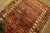 Turkish 1880s Orange Green Medallion Antique Turkish Yuruk Rug 2'8" X 4'6" Handknotted Wool Carpet For Sale - Image 3 of 6