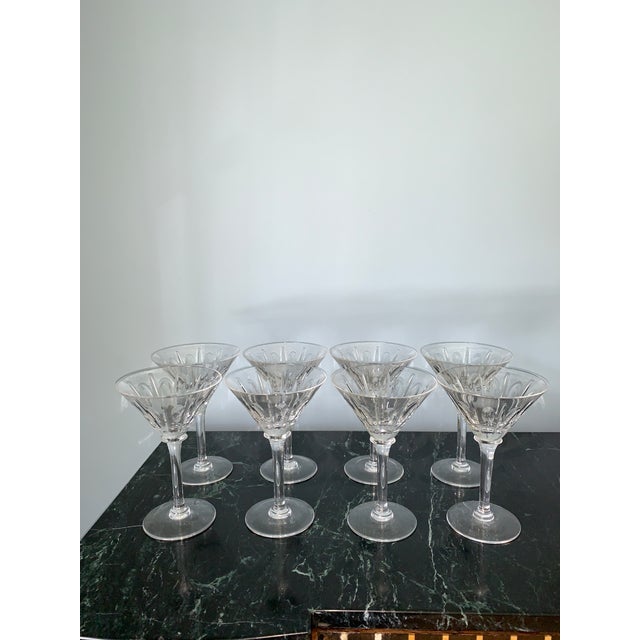 William Yeoward Crystal Martini Glasses Set of 8 Chairish