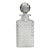 Dazzling Large Heavy Antique Cut Crystal Decanter Faceted Sphere Stopper Starburst Barware Luxury Home Decor For Sale