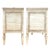 Rare Pair of 19th Century Carved Painted Gustavian Dresser Commodes For Sale - Image 10 of 16