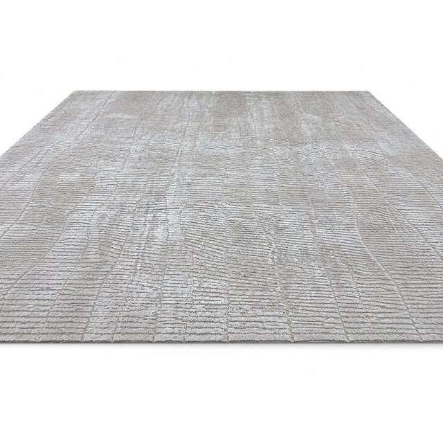 RH Restoration Hardware Lasya Silk & Wool Rug – 12' × 15' Sand | Hand-Knotted Silk & Wool | 100 Knots Per Square Inch |...