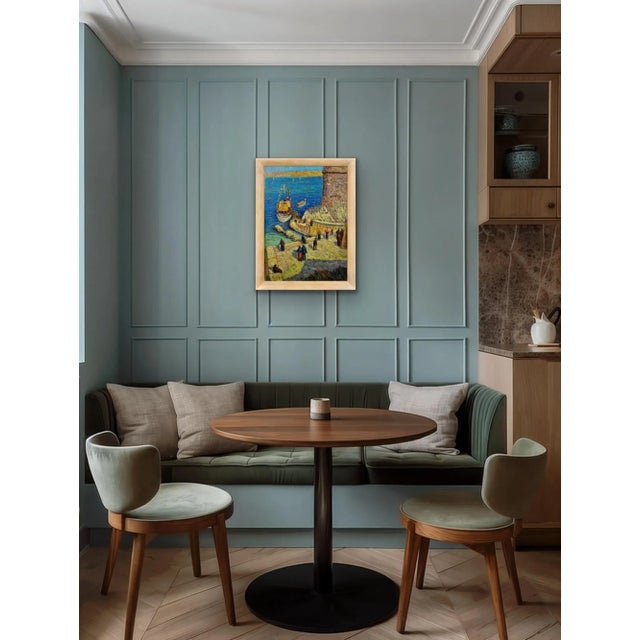 Jean-Baptiste Olive, The Château d'If, Frioul Archipelago, Marseille, Oil Painting, Framed For Sale - Image 17 of 18