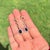 Art Deco Geometric 1.61ct Blue Sapphire & Diamond Link Drop Earrings in 14k Yellow Gold- A Pair For Sale - Image 3 of 13