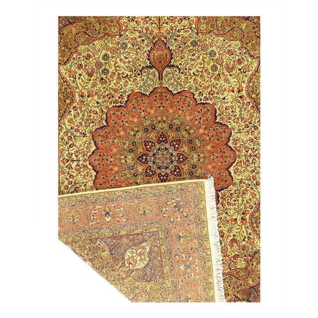 Traditional Pasargad DC Fine Hand Knotted Vintage Turkish Rug For Sale - Image 3 of 3