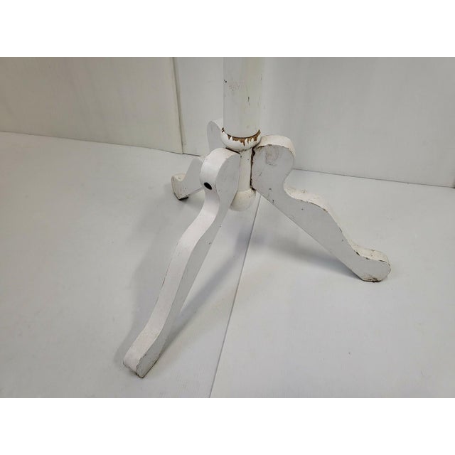 Vintage Sputnik Coat Rack in White Lacquered Wood, 1950s For Sale - Image 6 of 9