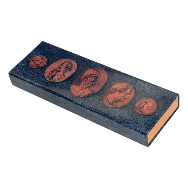 Piero Fornasetti Cigarette Box, 1960 For Sale