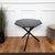 1950s Vintage Italian Octagonal Black Tripod Side Table with Bobbin Turned Barley Twist Leg, 1950s For Sale - Image 5 of 7
