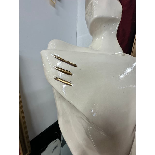 Vintage “Rachel” Reproduction in the Style of Lindsey B, 1980’s Postmodern/Art Deco Revival 23.5" Tall For Sale - Image 4 of 5