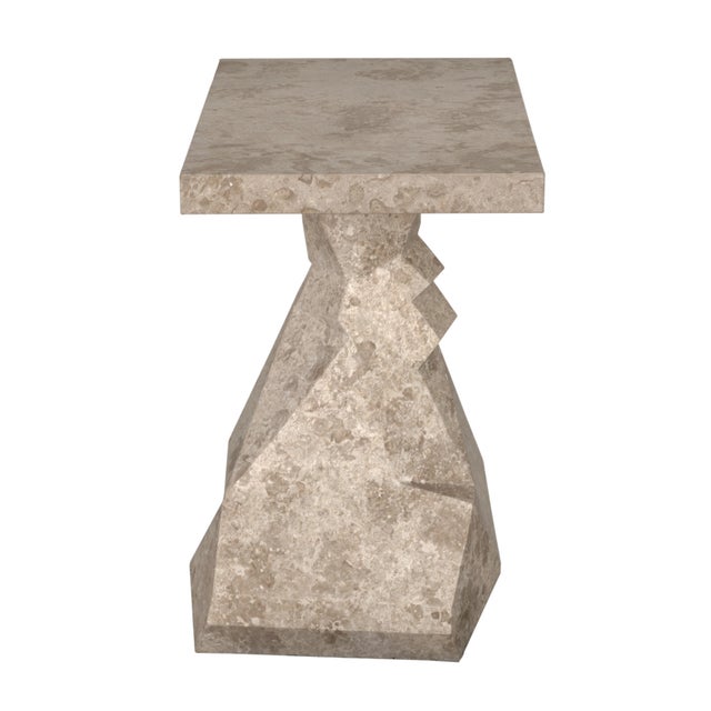 Not Yet Made - Made To Order NOIR Tilden Console, White Marble For Sale - Image 5 of 9