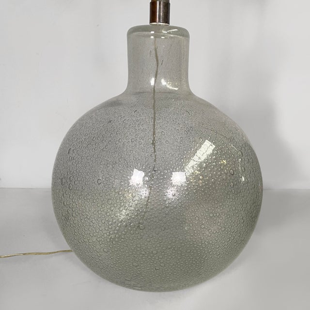 Mid-Century Modern Italian Murano Glass Table Lamps attributed to Barovier & Toso, 1960s, Set of 2 For Sale - Image 14 of 17