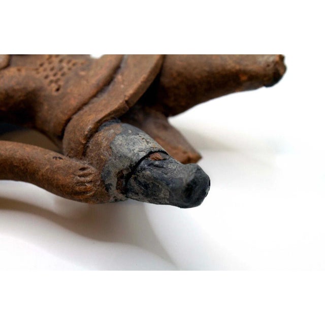 Ceramic Pre-Columbian Mexico Mayan Standing Figure Terracotta Pottery For Sale - Image 7 of 10