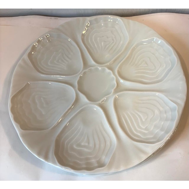 Limoges, France Vintage French Limoges Oyster Plate For Sale - Image 4 of 6