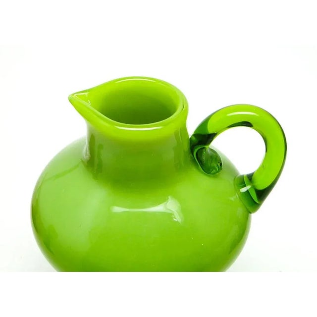 Glass Postmodern Jug from Cracow Glassworks, Poland, 1970s For Sale - Image 7 of 12