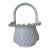 Vintage 1950 White Hobnail Milk Glass Basket For Sale