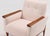 Pair Italian Upholstered Lounge Chairs C1955 For Sale - Image 4 of 6