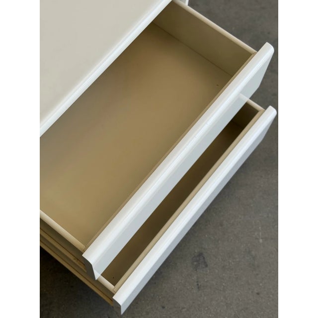 1970s Post Modern Rougier Nightstand, Attributed For Sale - Image 9 of 16