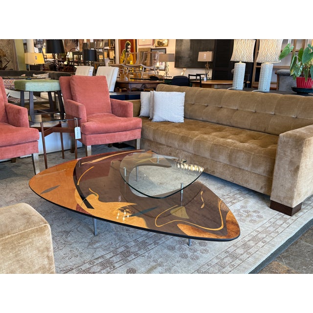 Italian Carlo Malnati Coffee Table, Signed For Sale - Image 3 of 17