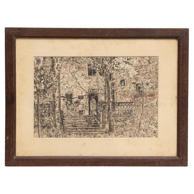J. Casas, Composition, 1960, Drawing, Framed For Sale - Image 13 of 13
