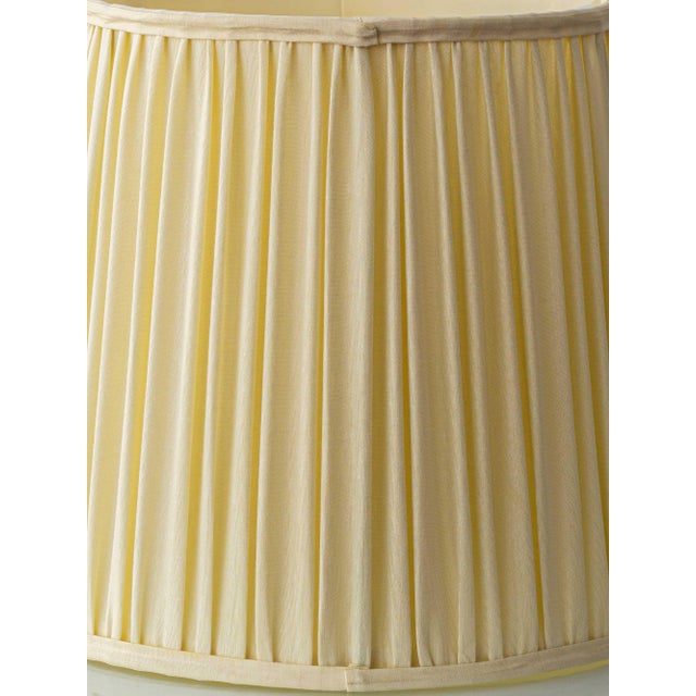 Antique Art Nouveau Gouda Pottery Table Lamps with Silk Shade by Plateelbakkerij Zuid-Holland, 1918, Set of 2 For Sale - Image 15 of 17