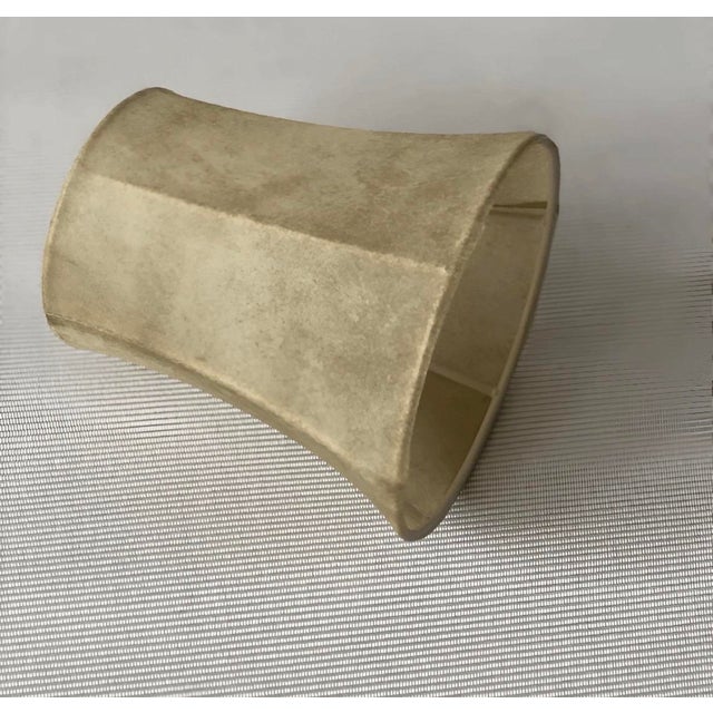 Good condition Enhance your home’s lighting with this charming, small-scale lampshade. Featuring a classic flared bell...