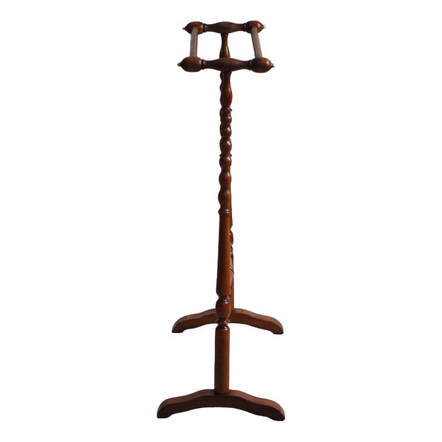 Antique Wooden Towel Rack, France, 1900 For Sale