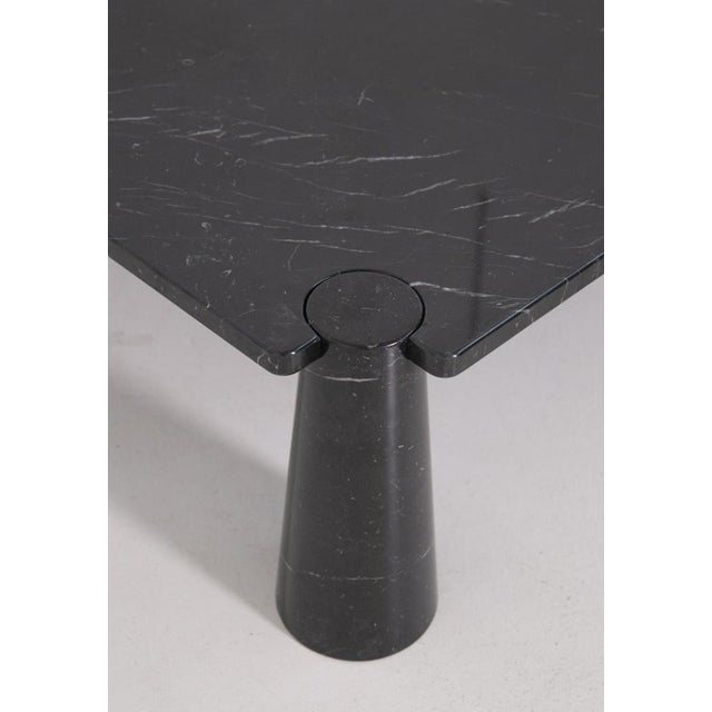 Angelo Mangiarotti Black Marble Eros Coffee Table by Angelo Mangiarotti for Skipper, 1990s For Sale - Image 4 of 5
