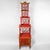 Vintage Chinoiserie Red Lacquer Duchess of Windsor Style Pagoda Etagere Cabinet For Sale - Image 4 of 18