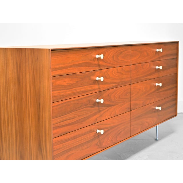 1960s George Nelson Thin Edge 8-Drawer Dresser in Walnut For Sale - Image 5 of 14