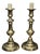 Antique Brass Candlesticks, 1825, Set of 2 For Sale