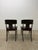 Metal Michael Taylor Bronzed Klismos Garden Chairs With Leather Cushions, 1990s For Sale - Image 7 of 18