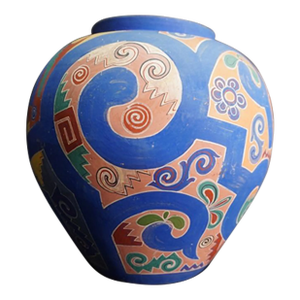Mexican Opaque Small Oil Jar C 1940