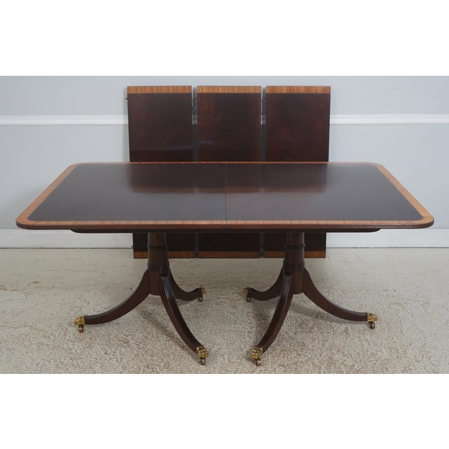 Age: Approx: 30 Years Old Details: Mahogany Ball & Claw Feet Brass Capped Feet High Quality Construction Nice Inlay Work...