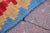 1980s Southwestern Blue Handmade Kilim For Sale In Sacramento - Image 6 of 11
