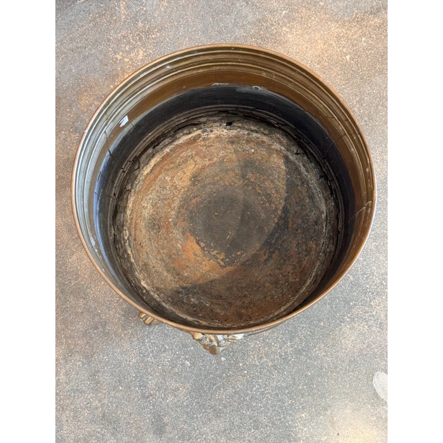Traditional 1920s Brass Coal Hod For Sale - Image 3 of 6