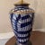 Boho Chic Late 20th Century Oriental Style Painted Ceramic Vase Lamps ~ a Pair For Sale - Image 3 of 12