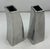 1990s Vintage Modern Aluminum Vases- Set of 2 For Sale In Los Angeles - Image 6 of 10