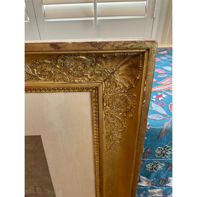 Large 19th C. Academy Drawing Presented in a Period Empire Frame For Sale - Image 13 of 14