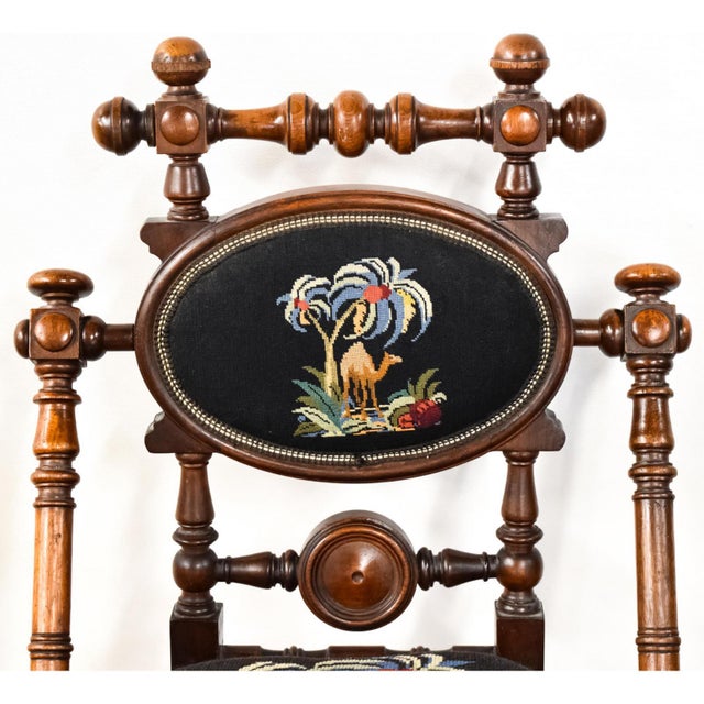 George Hunzinger Hunzinger 1869 Arabian Side Chair For Sale - Image 4 of 7