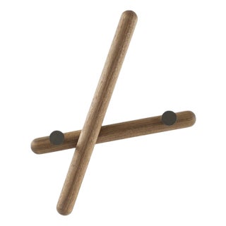 Mikado Wall Coat Rack in Walnut by Morica Design For Sale