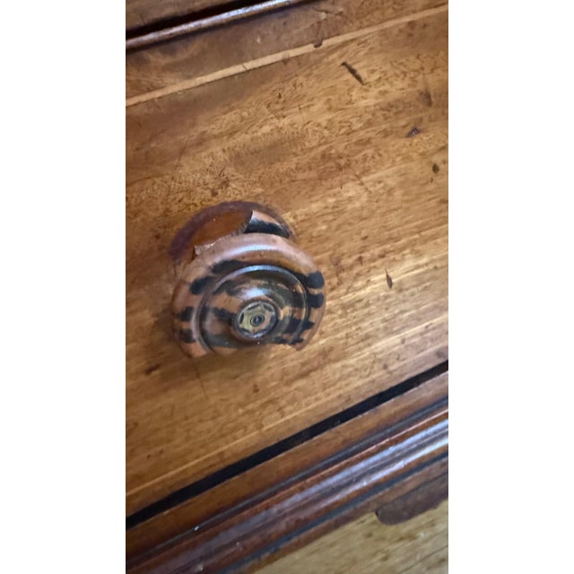 19th Century English Mahogany Chest of Drawers With Inlay For Sale In Boston - Image 6 of 14