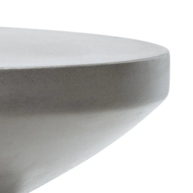 Contemporary Katara Concrete Accent Stool - Dark Gray For Sale - Image 3 of 6