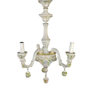 Vintage Chandelier from Capodimonte, Italy, 1950s For Sale