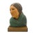 Bust of a Native American Woman With Shawl * Robert Lohman, c. 1995 In Bust of a Native American Woman With Shawl, Robert...