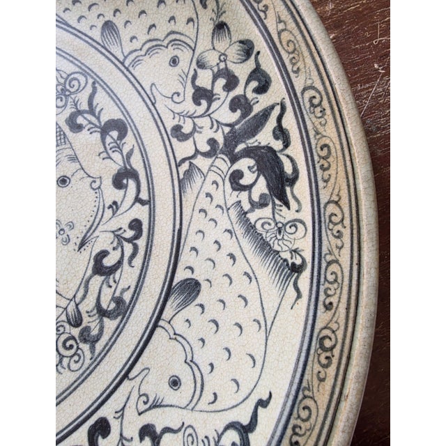 Light Green Thai Stoneware Dish For Sale - Image 8 of 9