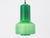 1960s Mid Century Modern Teal Green Murano Glass Pendant Light For Sale - Image 6 of 9