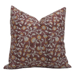 Fabdivine Handcrafted Block Print Cushion Cover 14x20 Inch Himachal For Sale